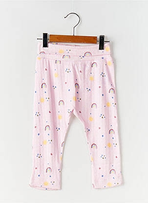 Legging taille normale taille élastique rose NAME IT fille