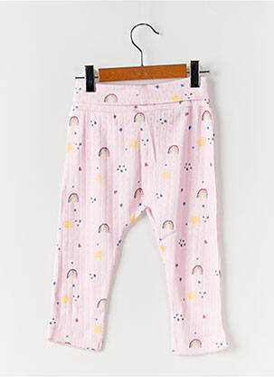 Legging taille normale taille élastique rose NAME IT fille