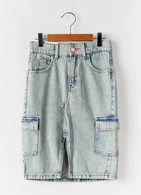 Jupe mi-longue taille normale bleu ONLY fille