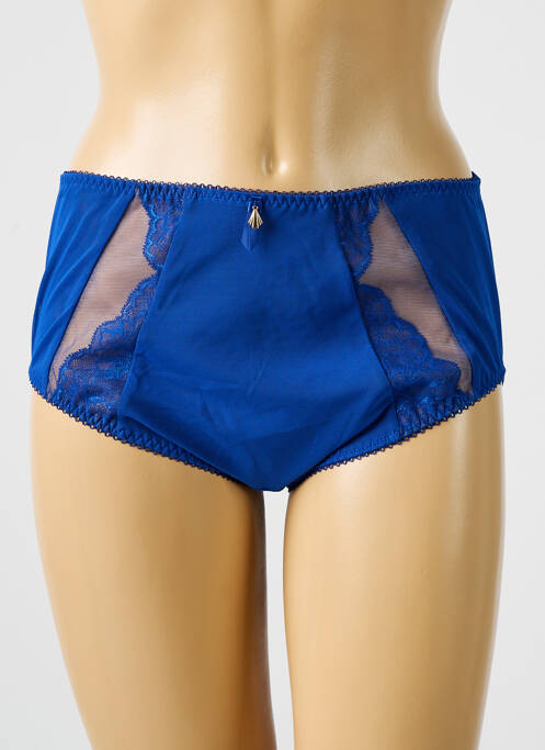 Culotte haute broderie bleu ELOMI femme