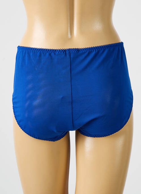 Culotte haute broderie bleu ELOMI femme