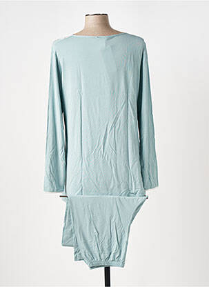 Pyjama col v vert FRALY femme