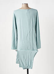 Pyjama vert FRALY pour femme seconde vue