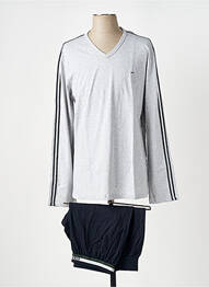 Pyjama col v gris EDEN PARK homme