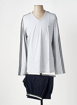 Pyjama col v gris EDEN PARK homme