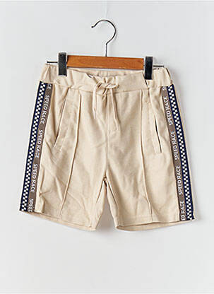 Short stretch taille ajustable beige NAME IT garçon