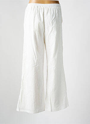 Pantalon large tissage popeline taille normale beige GRACE & MILA femme