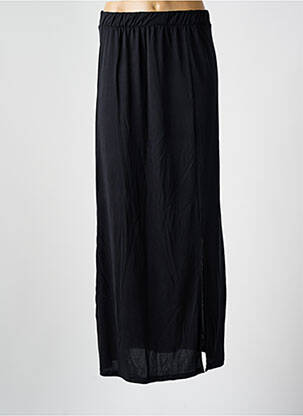 Jupe longue coupe fluide noir PIECES femme
