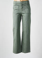 Jeans coupe droite vert IZZY pour femme seconde vue