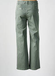Jeans coupe droite vert IZZY pour femme seconde vue