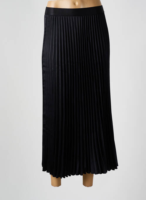 Jupe longue tissage plissé noir Y.A.S femme