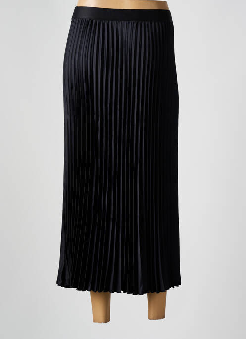 Jupe longue tissage plissé noir Y.A.S femme