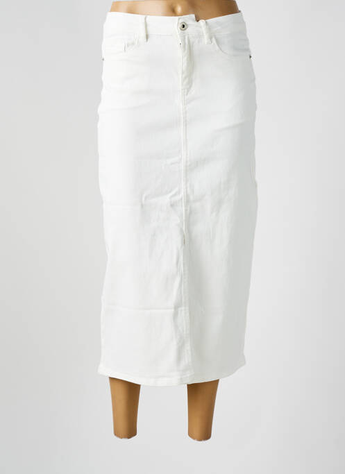 Jupe longue blanc ONADO pour femme