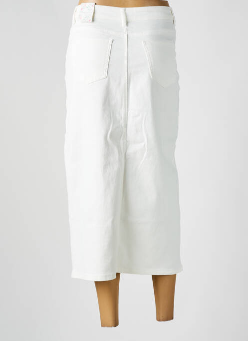 Jupe longue blanc ONADO pour femme