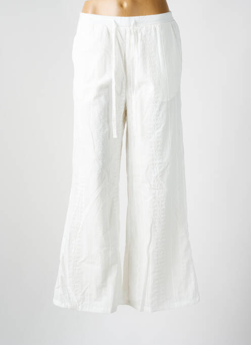 Pantalon large beige GRACE & MILA pour femme