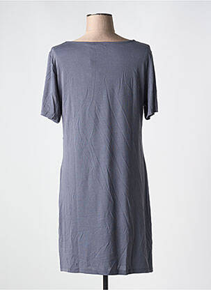 Robe courte manches courtes manches courtes gris PIECE AND LOVE femme