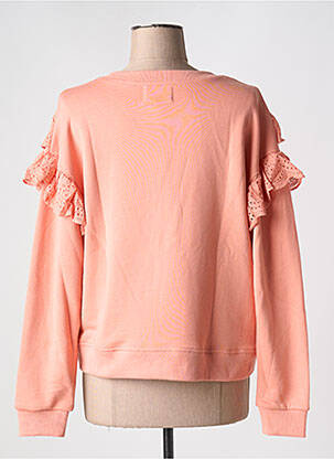 Sweat-shirt manches longues manches longues orange JUBYLEE femme