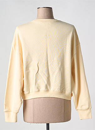 Pull resserrée sur le bas manches longues jaune GRACE & MILA femme