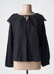 Blouse manches longues manches longues noir CERISE BLUE femme