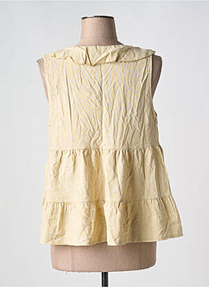 Blouse col v sans manche beige INTUITION femme
