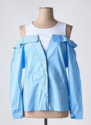 Chemisier bleu J&L pour femme