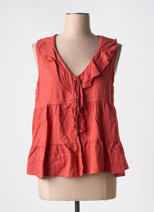Blouse orange INTUITION pour femme