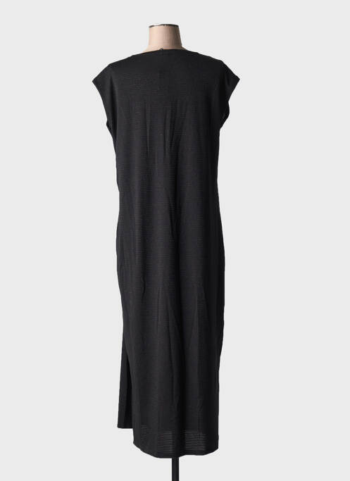 Robe longue noir PIECES pour femme