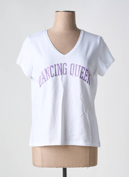 T-shirt blanc PIECES pour femme