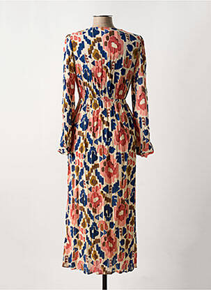 Robe longue manches longues manches longues beige GRACE & MILA femme