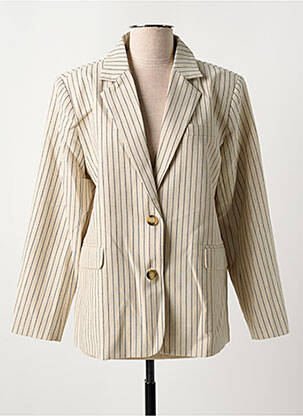 Blazer poches beige GRACE & MILA femme