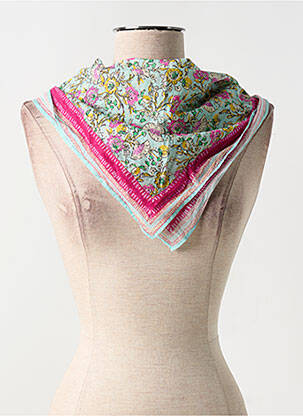 Foulard bleu GRACE & MILA pour femme