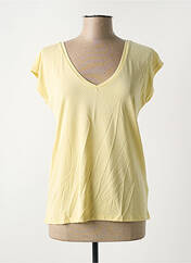 Top jaune PIECES pour femme seconde vue