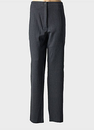 Pantalon droit taille à pinces taille normale gris QUATTRO femme