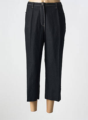 Pantacourt stretch taille normale noir ALAIN WEIZ femme