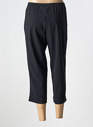 Pantacourt coupe droite taille normale noir SAINT CHARLES femme