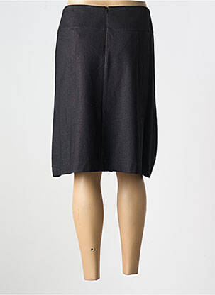 Jupe mi-longue coupe droite gris QUATTRO femme