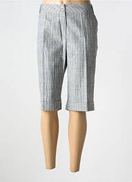 Bermuda taille haute taille haute gris CAROLE RICHARD femme