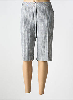 Bermuda taille haute taille haute gris CAROLE RICHARD femme