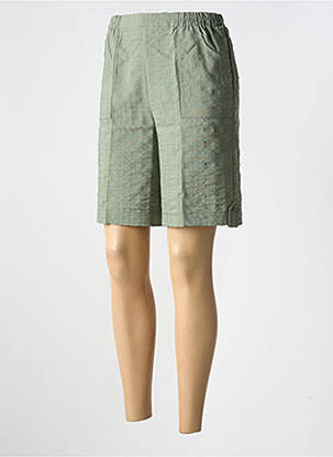 Bermuda vert GEVANA pour femme