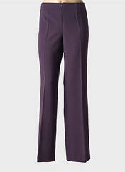 Pantalon droit violet MJ DE ATIAN pour femme seconde vue