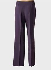 Pantalon droit violet MJ DE ATIAN pour femme seconde vue