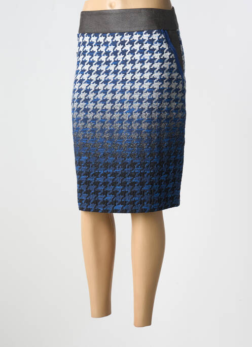 Jupe mi-longue bleu MERI & ESCA pour femme