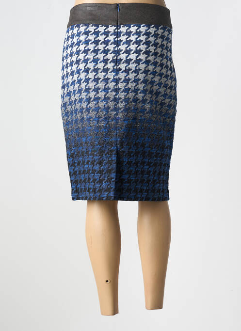 Jupe mi-longue bleu MERI & ESCA pour femme