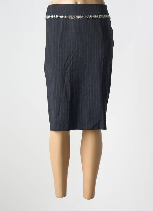 Jupe mi-longue gris ANNA CRISTY pour femme