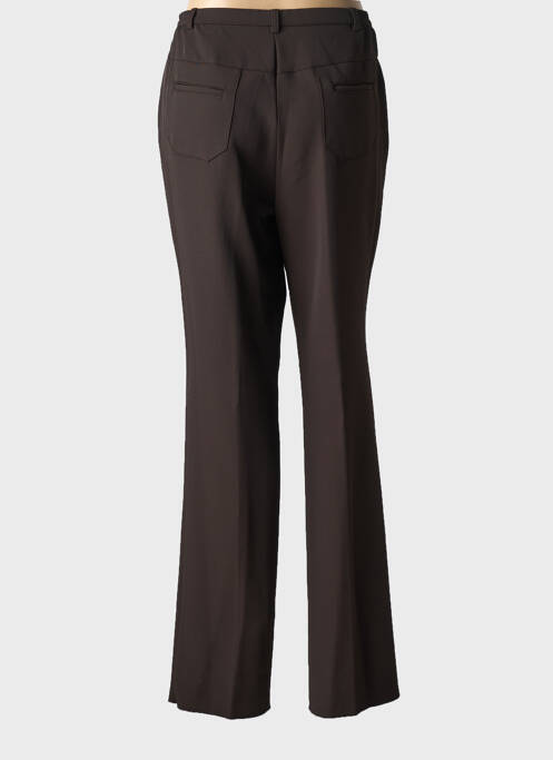 Pantalon droit marron CHRISTIAN MARRY femme