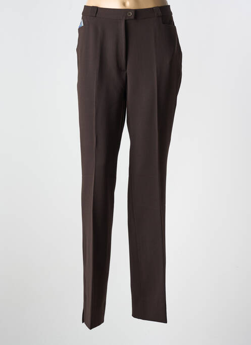 Pantalon droit marron QUATTRO femme