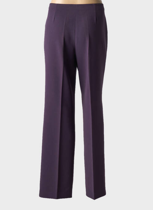 Pantalon droit violet MJ DE ATIAN pour femme