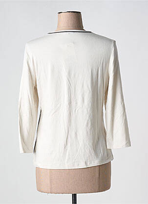 T-shirt manches 3/4 manches 3/4 beige BARBARA LEBEK femme