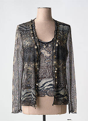 Twin-set coupe fluide gris JOSEPH RIBKOFF femme