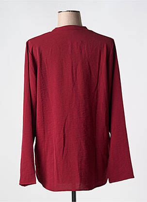Blouse manches longues manches longues rouge GALMALLA femme